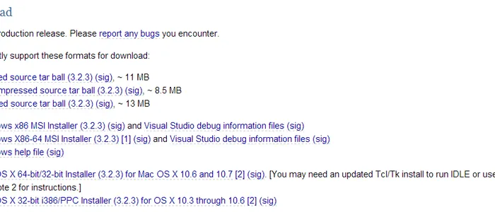 Windows x86 32bit Python