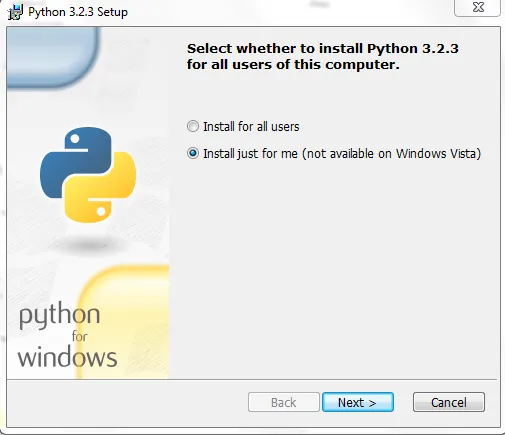 Windows x86 32bit Python